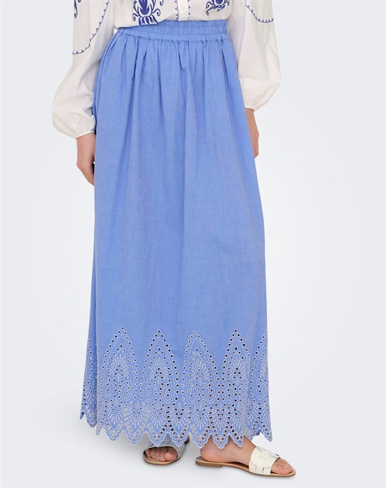 Tulum Embroidery Maxi Nederdel
